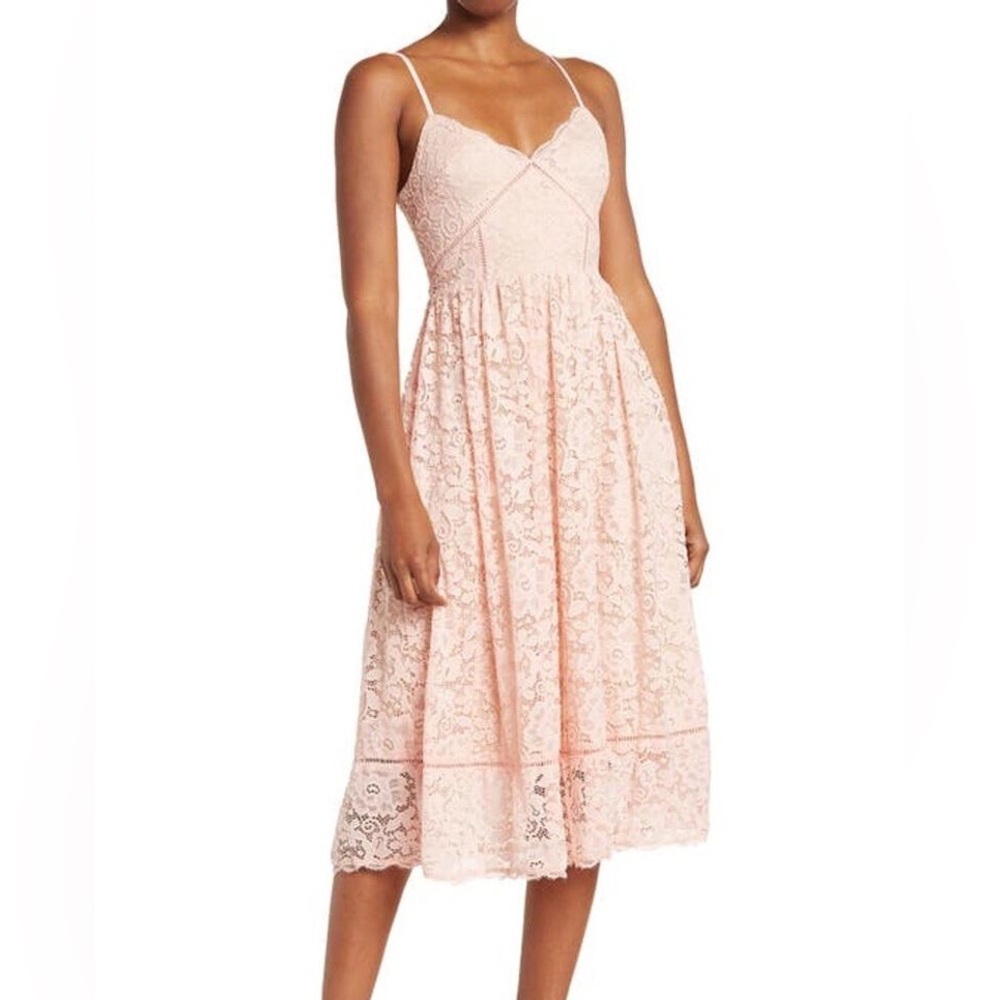 NSR lace midi dress sz M